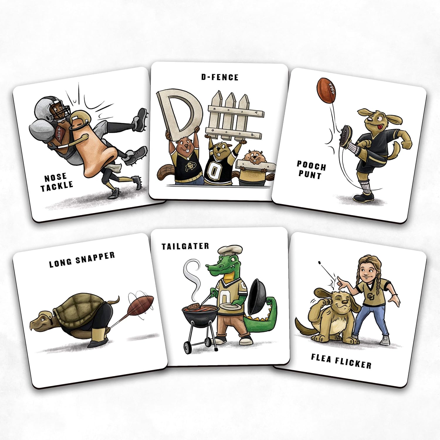 YouTheFan NCAA Colorado Buffaloes Memory Match Game : Sports & Outdoors