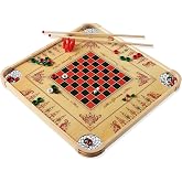 Carrom Board Game Set &mdash; Large Board Games for Adults &amp; Children &mdash; Over 85 Board Games for Family Game Night &mdash; All in One Board Game Set