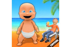 Bébé Coquin et Papa Virtuel Sims : Jeu de Simulateur de Maman Réelle - Crystal