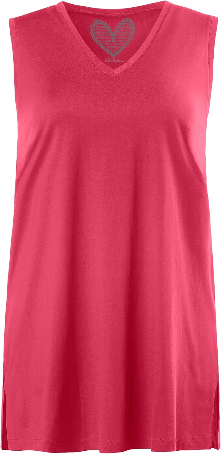 Produktbild Ulla Popken Frauen Plus Size Oberteil Tank Top Azalee V-Neck bis Größe 70 Foto