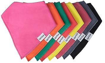 solid bandana bibs
