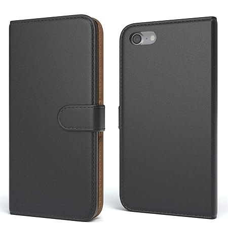 EAZY CASE Tasche für Apple iPhone 7/8 Schutzhülle mit Standfunktion Klapphülle im Bookstyle, Handytasche Handyhülle Flip Cove