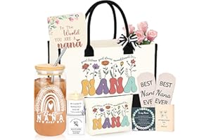DOGMEM Nana Gifts Set for Grandma, Birthday Gift for Nana from Granddaughter Grandson Grandchildren Grandkids Best Grandma Gift Set Mother's Day Christmas Gifts for Nana
