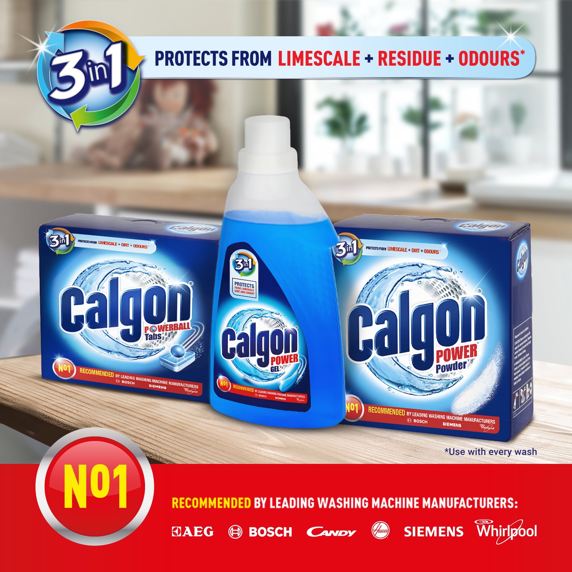 Calgon Gel 3in1 Water Softener, 750ml Buy Online in UAE. calgon