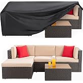 Outdoor Furniture Covers for Patio Furniture, Table Cover 90"L X 60"W X 28"H Patio Covers for Outdoor Furniture 420D Oxford Anti-UV Waterproof, Windproof for Patio, Lawn and Garden