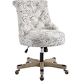 Linon Home Décor Leslie Floral Office Chair