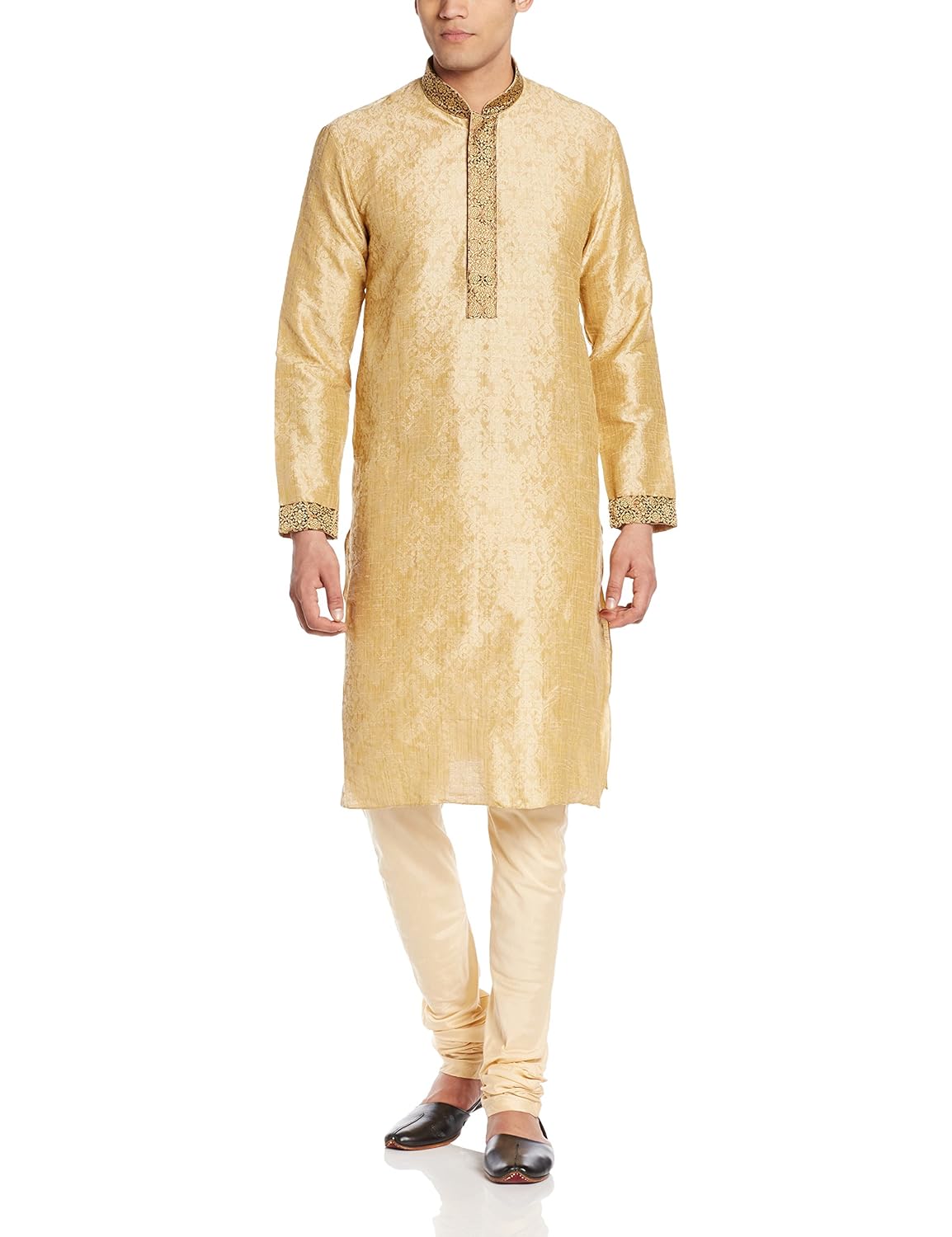 manyavar men's silk kurta churidar