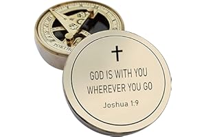 PORTHO Love You Forever Engraved Sundial Compass Gifts Keepsake with Wooden Box for Mom Inspirational and Meaningful Gift for Mother from Son Daughter Birthday Mother's Day