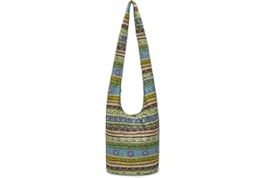 COTON POSE Women Shoulder Handbags Fashion canvas Hippie Crossbody Bags Bohemian Animal Prints Hobo Bags