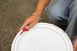 Vestil PAIL-SCR-35-W High Density Polyethylene