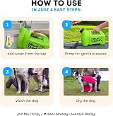 Mud Daddy Portable Pet Washer 5 L Green Multipurpose Cleaning Device view 9