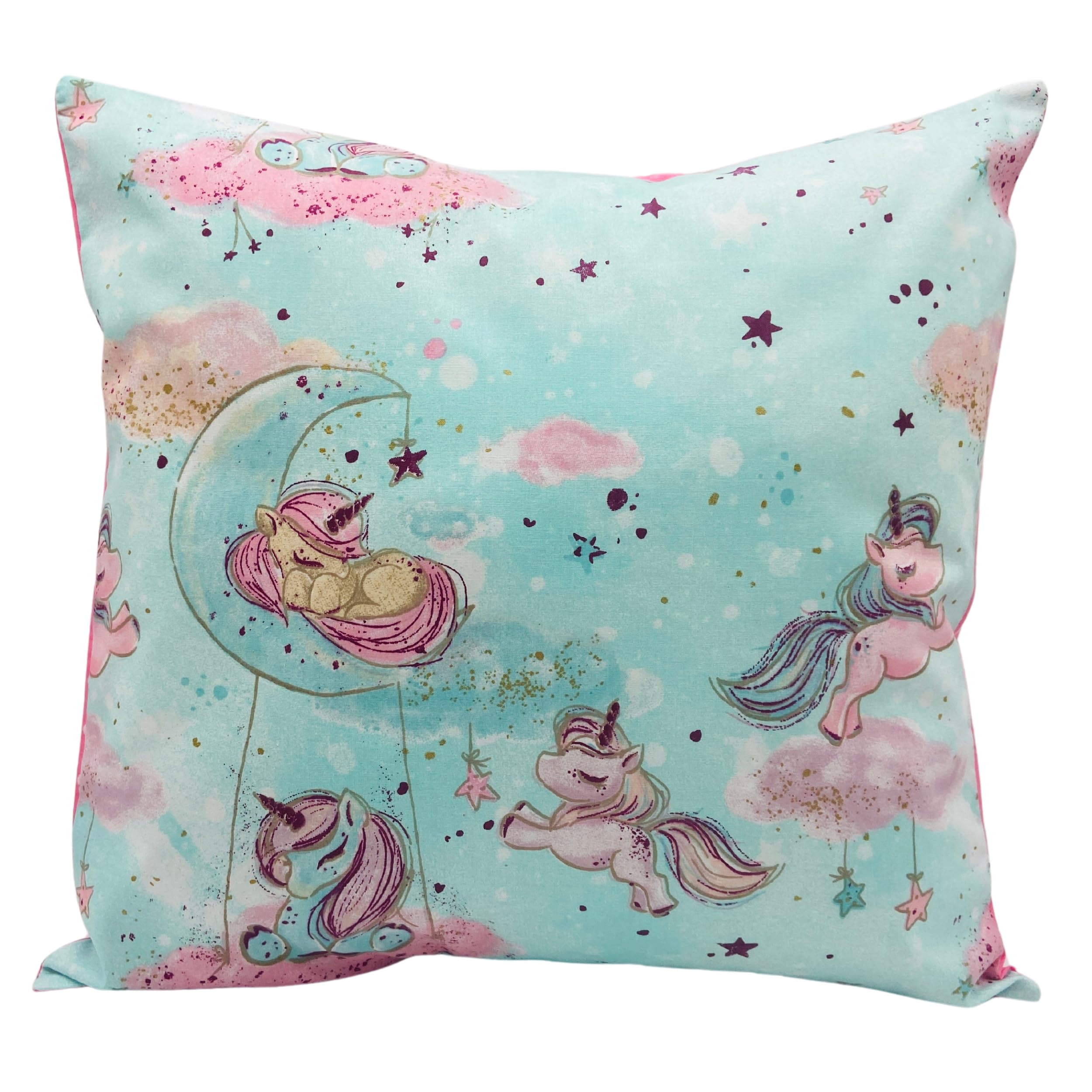 Children's Cushion Cover 40 x 40 cm, Vehicles Boys 100% Cotton Decorative Cushion Cover, Children's Cushion Play Cushion (Motif 14)