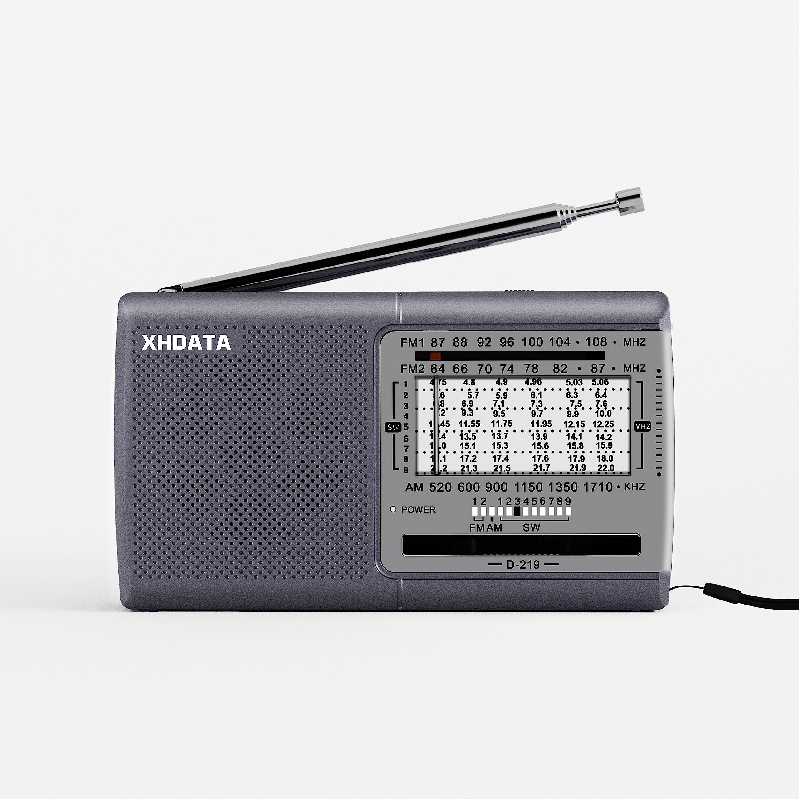 XHDATA D219 Portable AM FM Shortwave Radio Battery