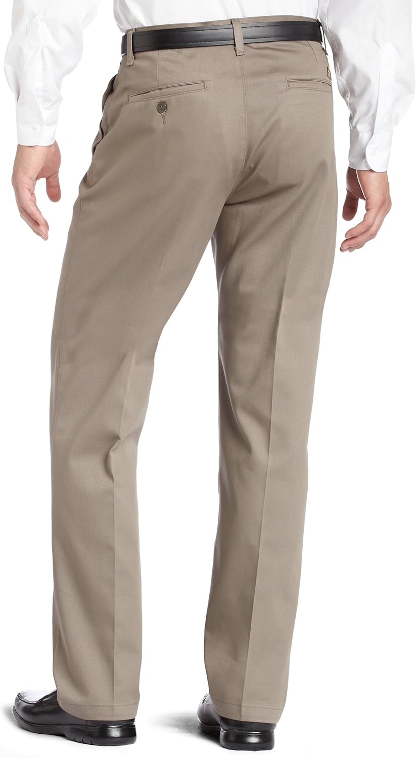 lee stain resistant flat front pants