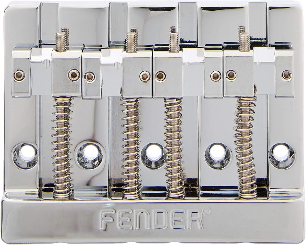Fender HiMass 4-String Bass Bridge with Brass Saddles