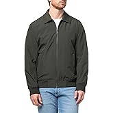 DOCKERS Men's Laydown Collar Golf Bomber