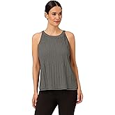 Adrianna Papell Womens Printed Pleated Halter Top