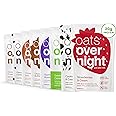 Oats Overnight Party Variety Pack - High Protein, High Fiber Breakfast Protein Shake - Gluten Free Oatmeal, Non GMO High Protein Oatmeal - Cookies & Cream, Coconut Cream Pie & More Flavors (24 Pack)