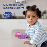 MAM Trainer+ Baby Bottle 220ml Pink with Free Fast Flow Teat Size 3 view 5