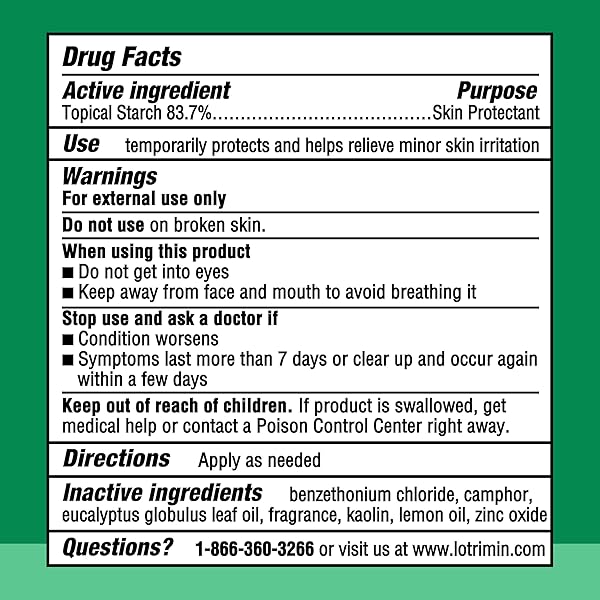 LOTRIMIN DAILY SWEAT & ODOR CONTROL MEDICATED FOOT POWDER – ANTIFUNGAL FORMULA FOR LASTING RELIEF FROM FOOT ODOR, 6.25 OUNCE (177 GRAMS) (PACKAGING MAY VARY)