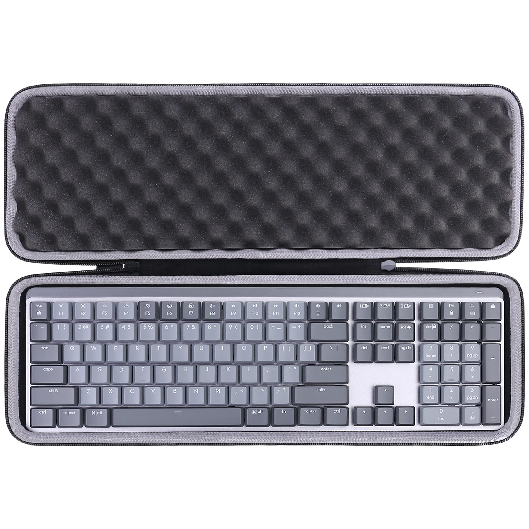 co2CREA Storage Carry Travel Hard Case for Logitech MX Mechanical Wireless Illuminated Performance Keyboard, Case Only