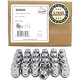 Wheel Accessories Parts 24 Pcs M12 x 1.25 12 x 1.25 Thread Bulge Acorn 35mm 1.38" Long Lug Nuts Chrome 13/16" 21mm Hex Fits N