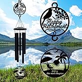 37'' Retirement Gifts Wind Chimes for Woman Men,Happy Retirement Gifts for Coworker Colleague Boss Teachers Nurses Friends,Retirement Decorations