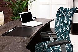 Ambesonne Nautical Office Chair Cover, Marine