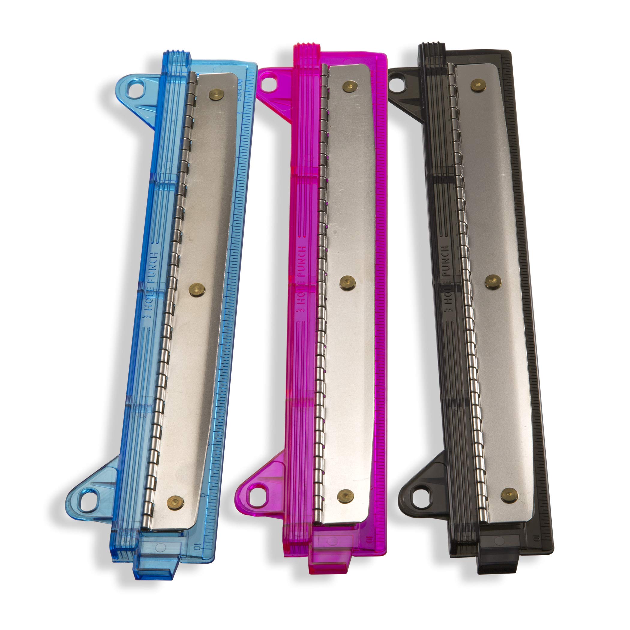 Photo 1 of ***ONLY TWO***
Officemate Ring Binder Hole Punch, Pink,Teal,Smoke, Pack of 3 (90114)