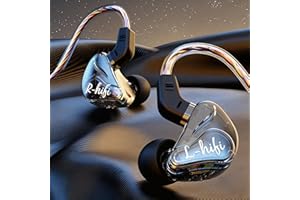 HiFi in Ear Monitoring Earphones - Professional Soundproofing Earplugs - Clear Sound, Low Bass