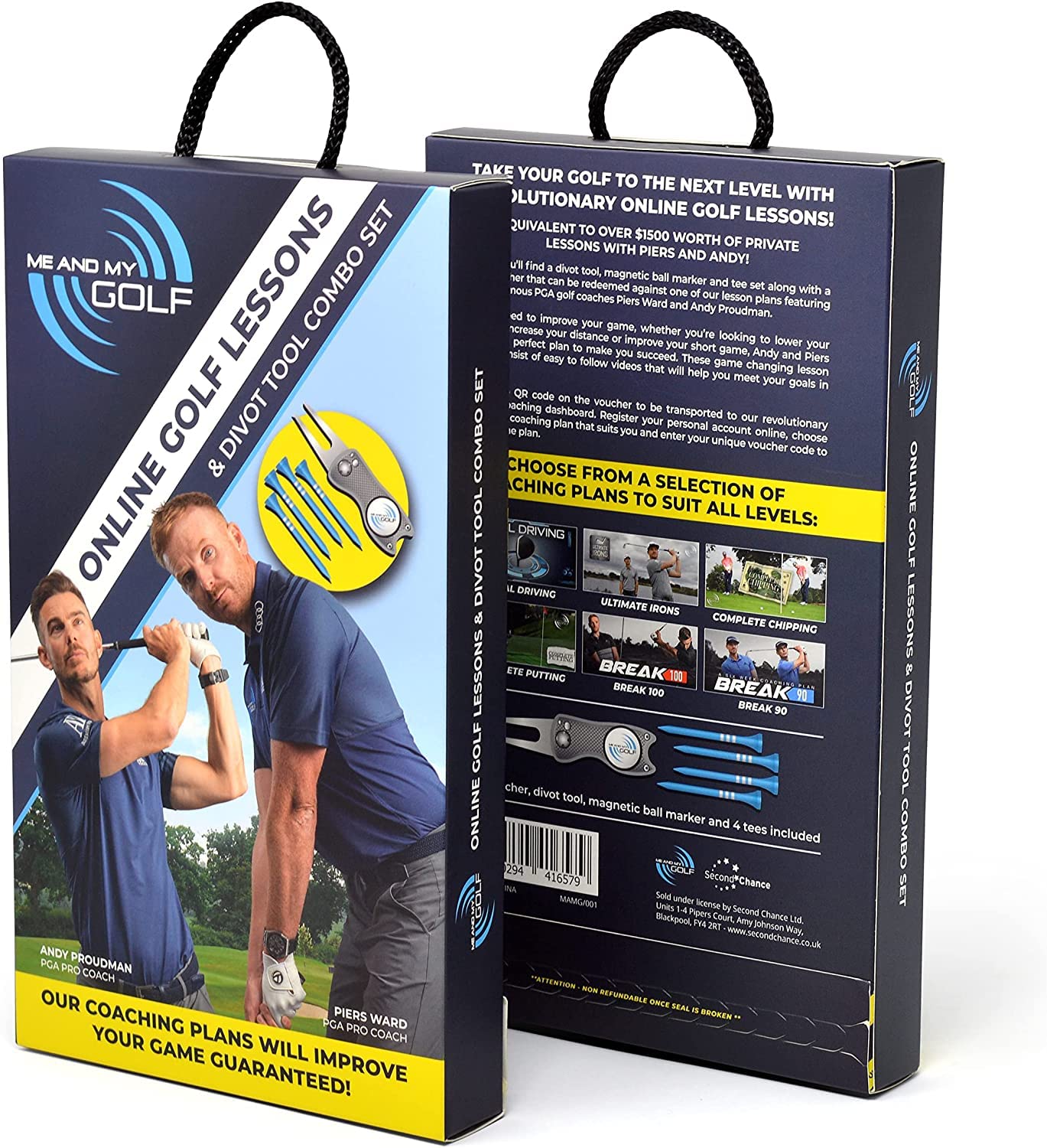 ME AND MY GOLF Online Lessons and Gift Pack - Coaching Plans to Transform Your Game (Total Driving)