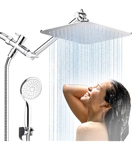 Interbath All Directional Showerhead, White, Fixed