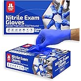 London Labs Cobalt Blue 5 Mil Nitrile Exam Gloves Disposable Latex Free | Medical Rubber Gloves for Doctors, EMT, First Aid Kit, Food Service & Cleaning | Pack of (200 CT)