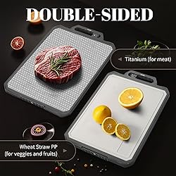 Titanium Cutting Board, Double Sided