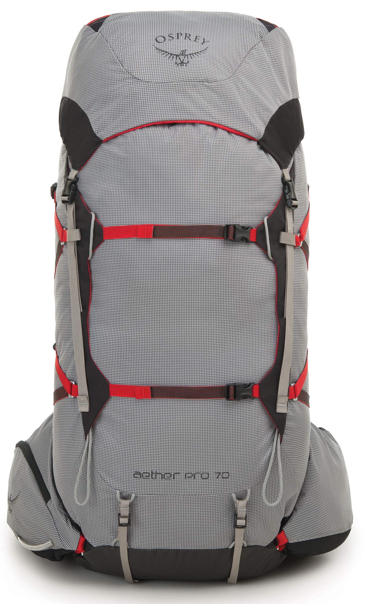 Osprey Aether Pro 70L Men's Backpacking Backpack, Kepler Grey, Large