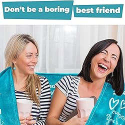 FILO ESTILO Funny Best Friend Friendship Blanket