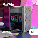 Mars Gaming MC-CORE Ultractompact MicroATX Gaming Case White view 3