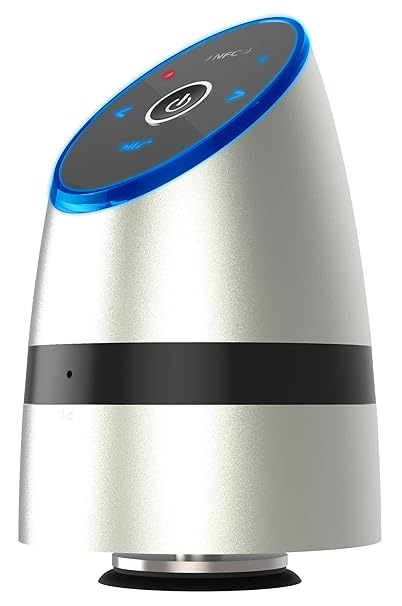 Tragbarer Bluetooth Lautsprecher Speaker BSV-1126-S Vibrationslautsprecher Bass Vibrations-Resonanz-Lautsprecher 26W mit Blue
