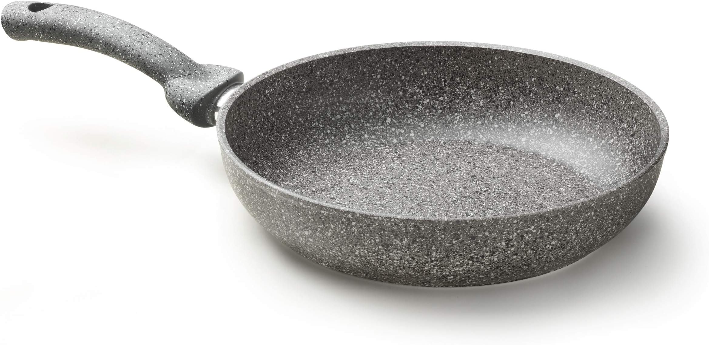 ACCADEMIA MUGNANO FRY PAN STONE ALUMINIUM NON-STICK DIAMETER 22 CM, 100% MADE IN ITALY, MINERAL STONE CUORE DI PIETRA