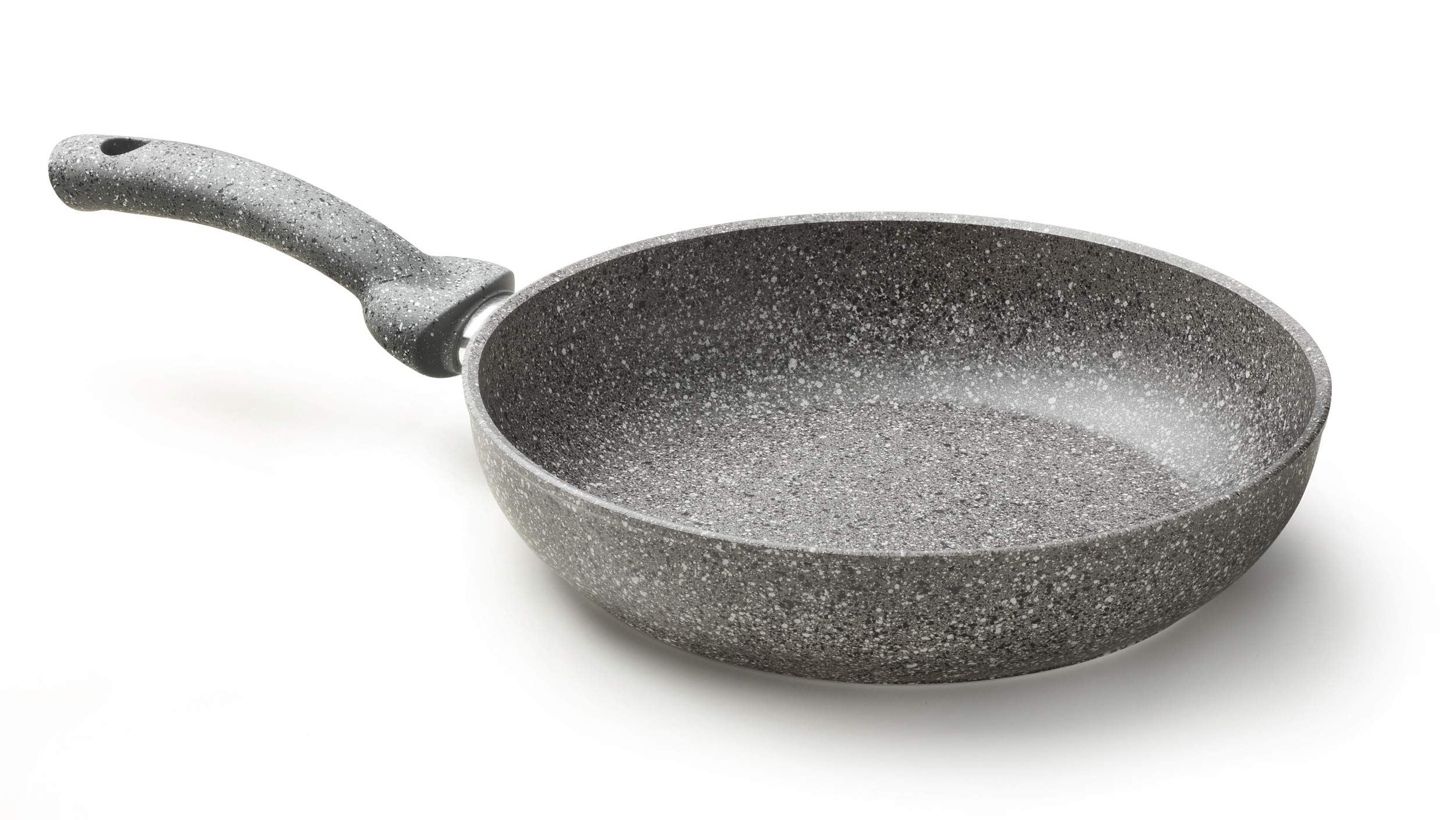 ACCADEMIA MUGNANO Non-Stick Stoneware Frying Pan Stone Heart 20 Cm Silver