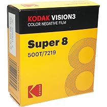 Kodak Super 8 Black and White Reversible Tri-X 7266/50' Cartridge