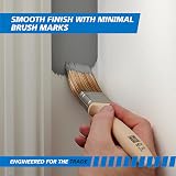 Harris Trade Fine Tip Brush 1.5 inch Smooth Finish Paint Pickup Control All view 4