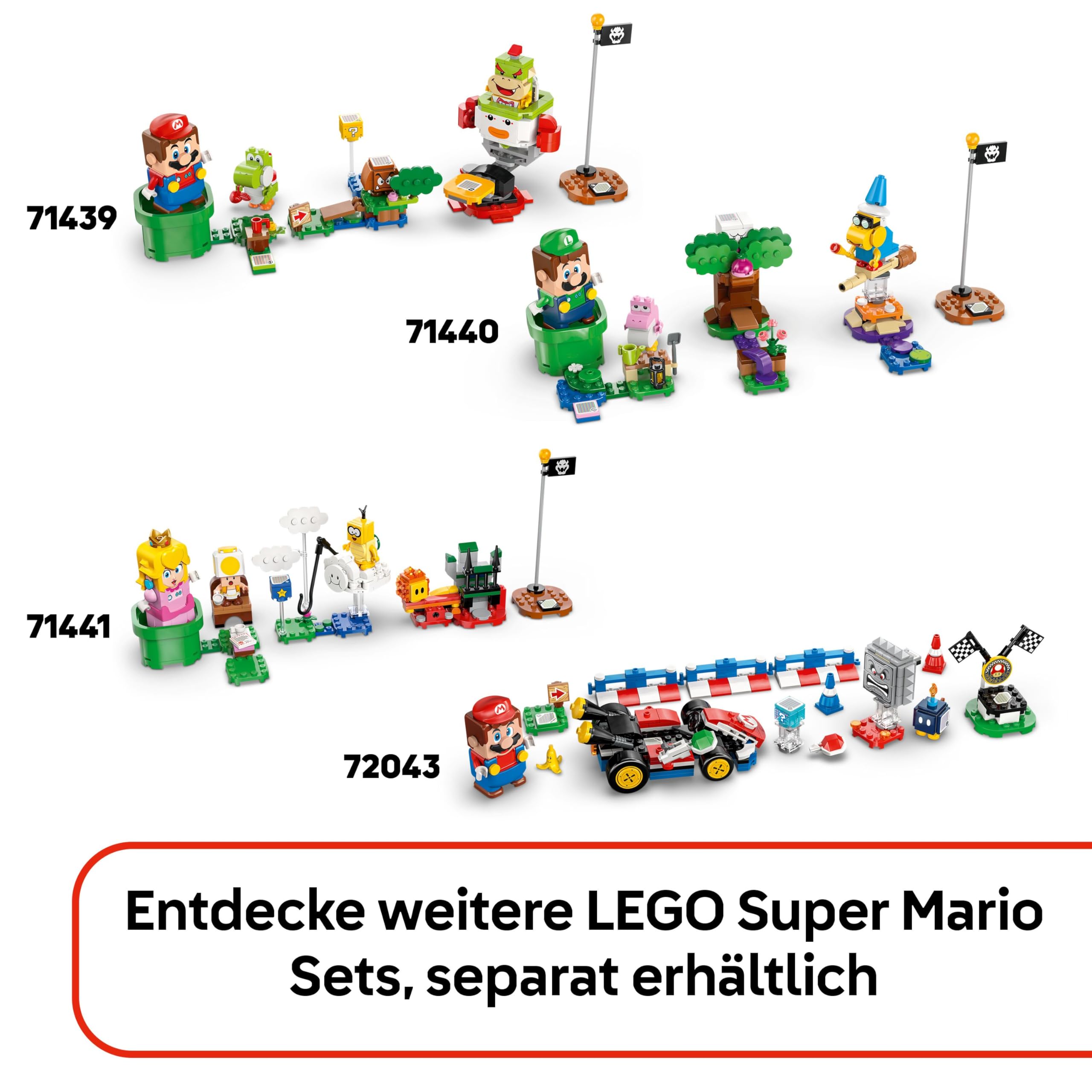 LEGO Super Mario Captain Toad-Camp- Interaktives Spielzeug mit 3 Figuren - Gumba, Zelt & einstürzender Brücke - Kinder Mitbringsel - Spielset - Gamer Geschenk für Jungen & Mädchen ab 6 Jahren - 72040 8