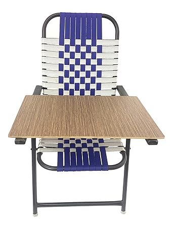 Lion Industries Work from Home Folding Chair with Strong Square Handle + Free 6mm pad for