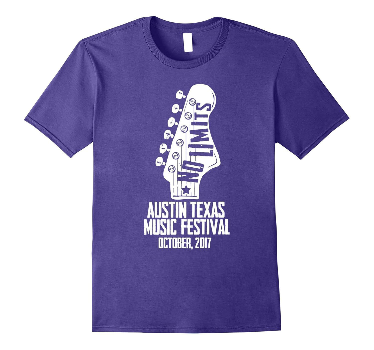 City of Austin Texas No Limits Music Festival 2017 T-Shirt-ANZ