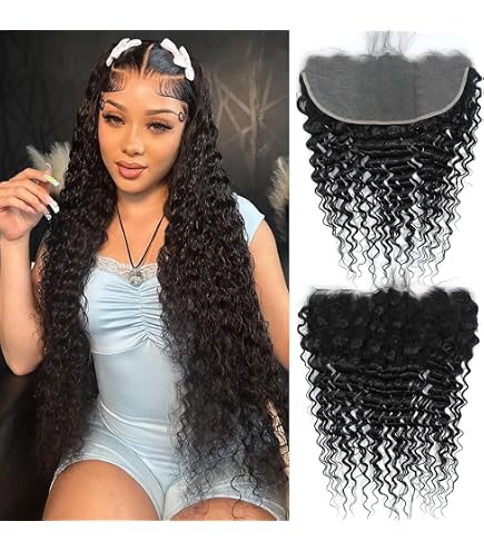 Amazon.com : ZigZag Hair Afro Kinky Curly 13x4 Frontal HD Lace Pre