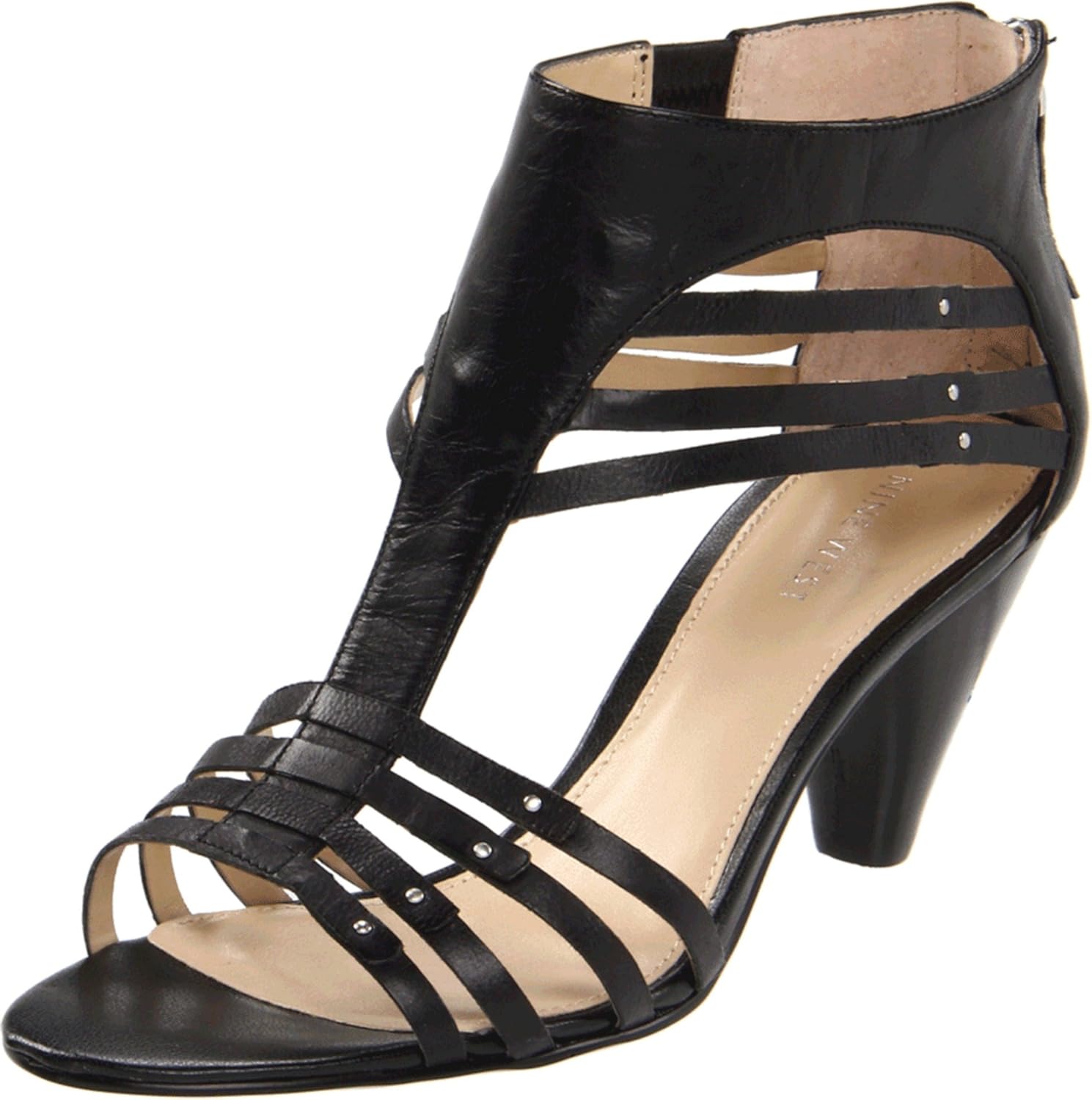 nine west t strap sandals