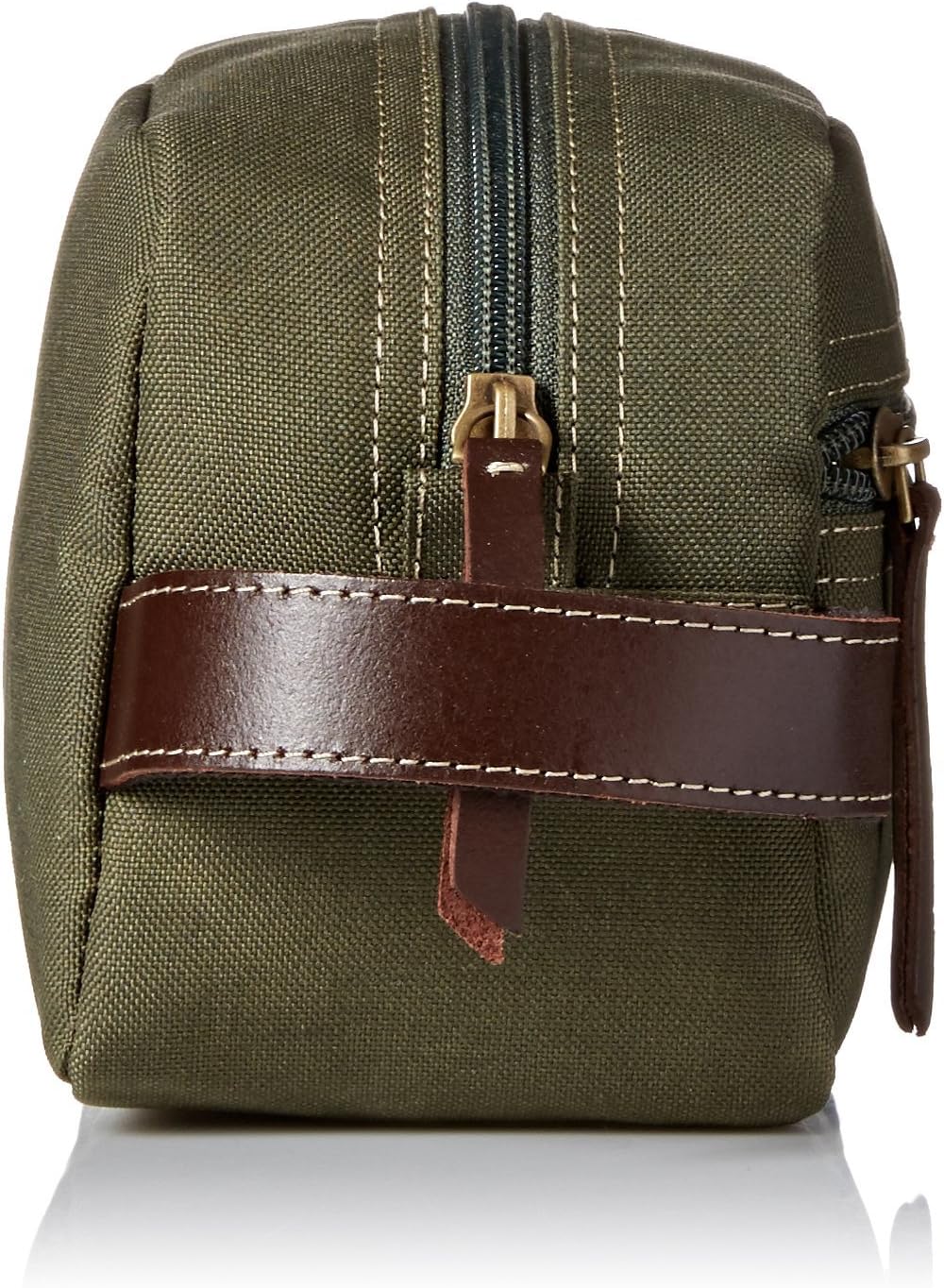 Timberland Men's Toiletry Bag Canvas Travel Kit Organizer, Olive, One Size