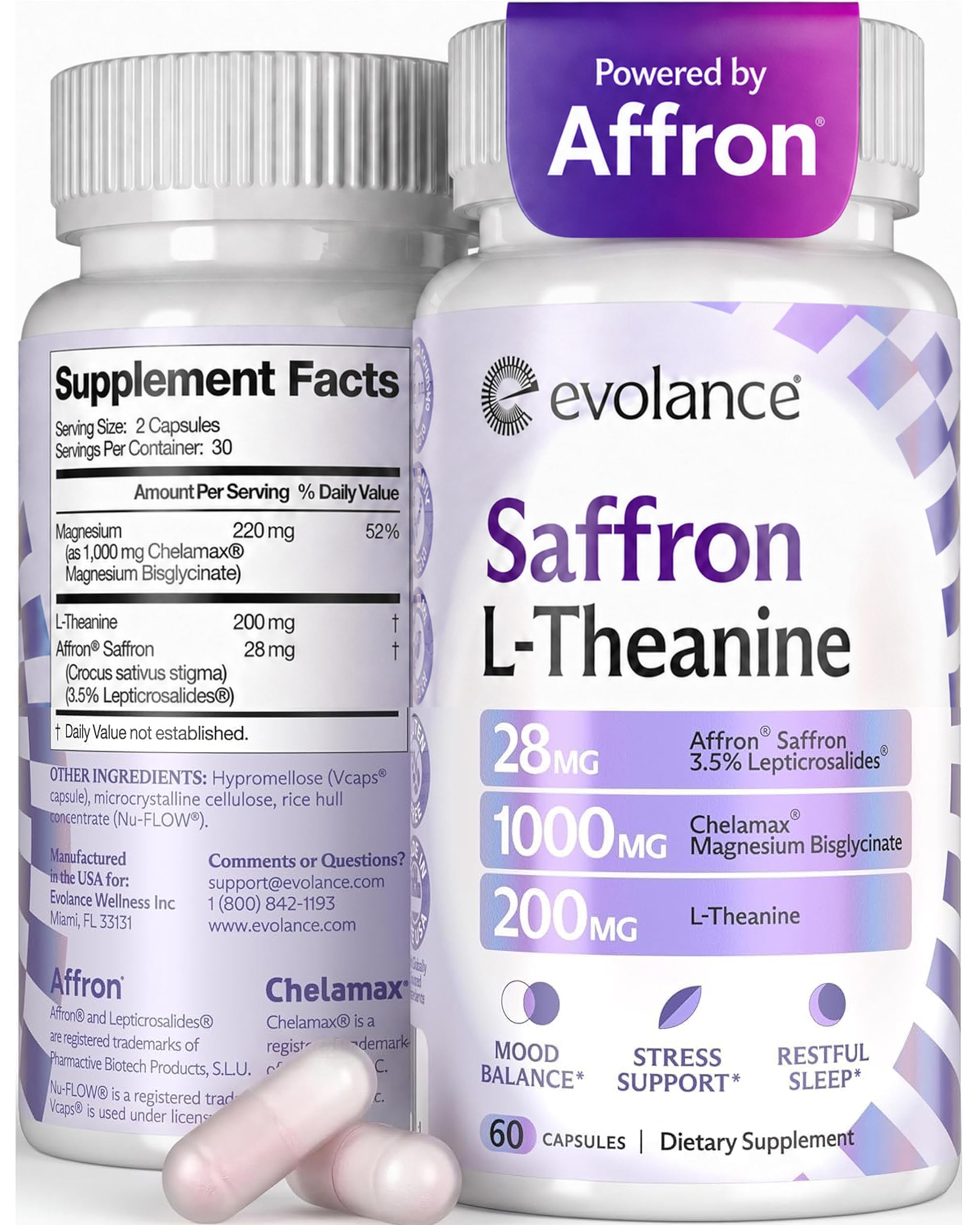 Saffron L-Theanine