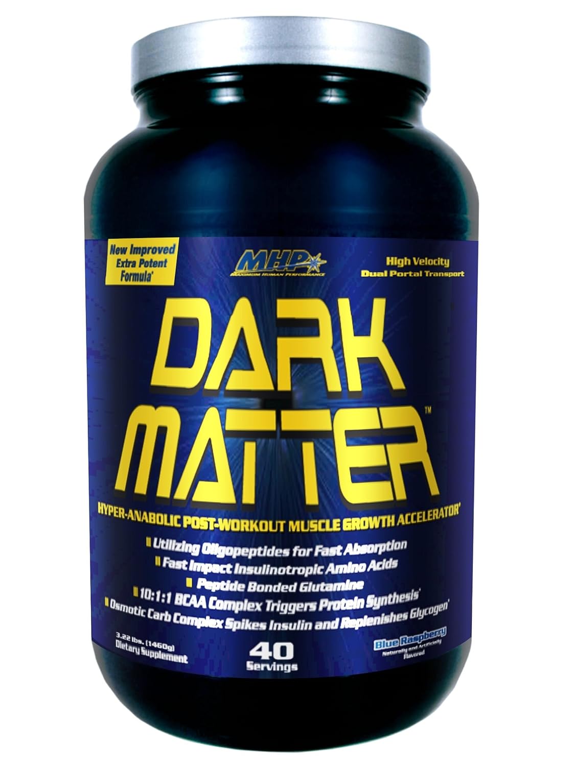 MHP Dark Matter, Zero Carb Concentrate, PostWorkout
